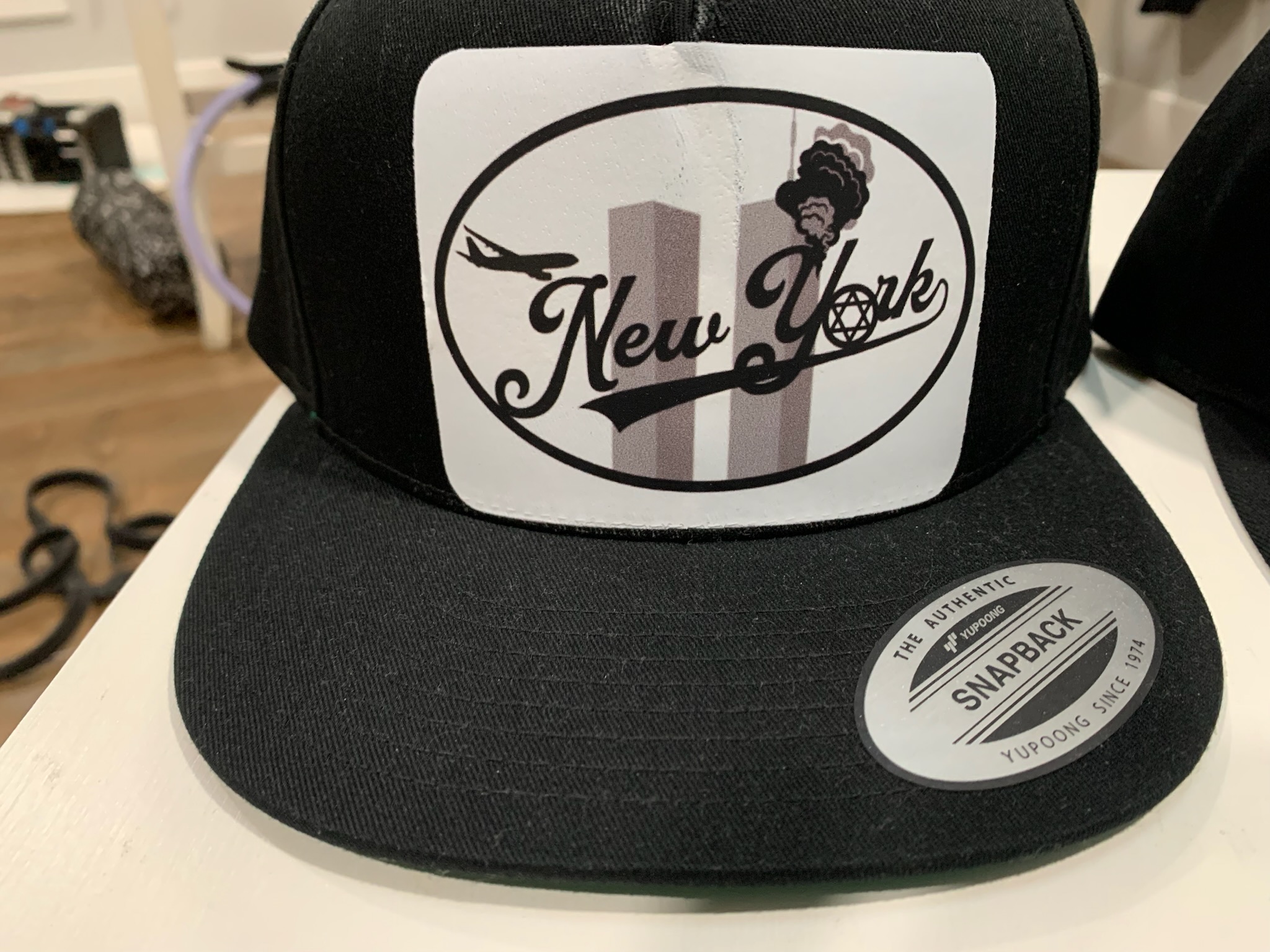 Another view of The Mother Ship trucker hat